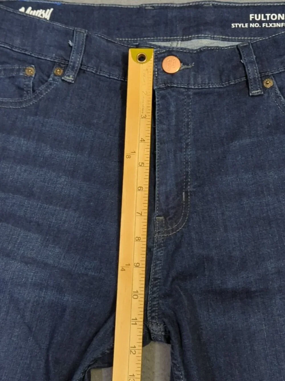 Mugsy Jeans Men's 38x32 Fits 36x32 Blue Fultons Classic Stretch Denim